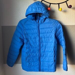 Amazon Essentials Boys Large 10 Water Resistant Packable Puffer Jacket Packable